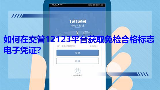 ����ڽ���12123ƽ�_(t��i)�@ȡ��z�ϸ��(bi��o)־��ӑ{�C��
